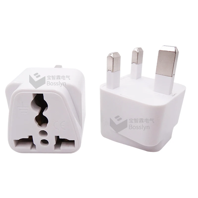 Universal AU US EU to UK 3 Pin AC Power Plug Travel Adapter