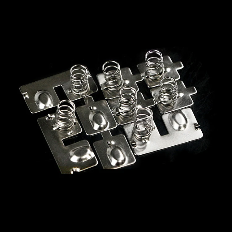 Custom Remote Control Racing Handheld Battery Spring Pack Positive And Negative Contact Pack 18650 Battery Compression Spring