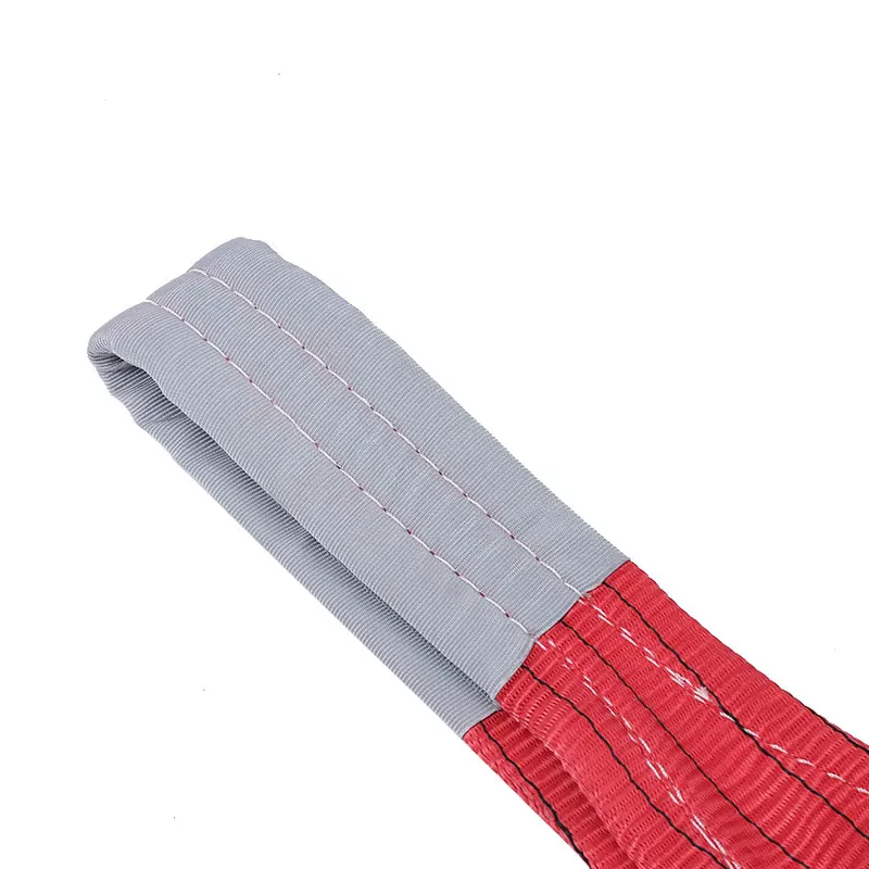 1 - 10 ton color code textile tape lifting slings crane flat polyester webbing lift belt sling