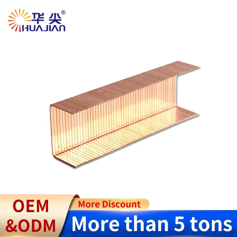 17ga 18mm length Copper Carton Staples Pins for Packing
