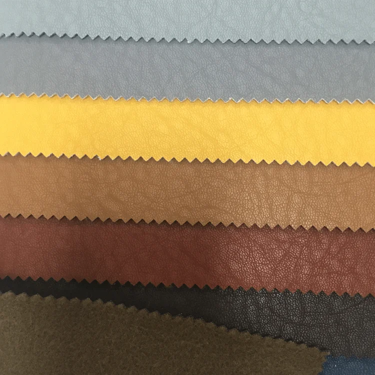 Solvent Free Material 1.2 Thick Breathable Vinyl Textured Twill Pu Synthetic Quilted Leather Roll For Sofa Upholstery