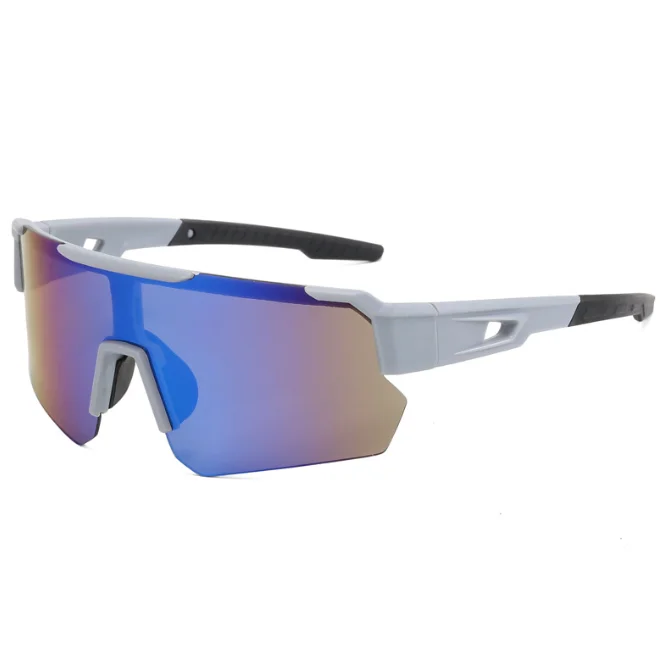 Outdoor Cycling Glasses UV400 Sport Sunglasses for Men Half Frame Windproof Sun Glasses Baseball Running Driving Shades