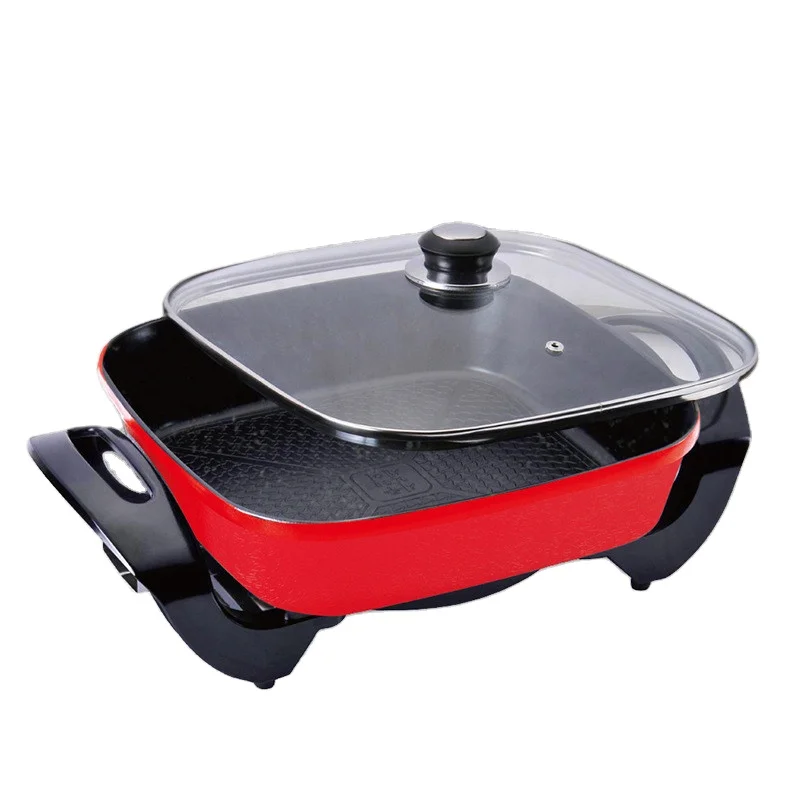 household boiling pot 220v 1500w kitchen appliances large capacity fry pan Multi Electric