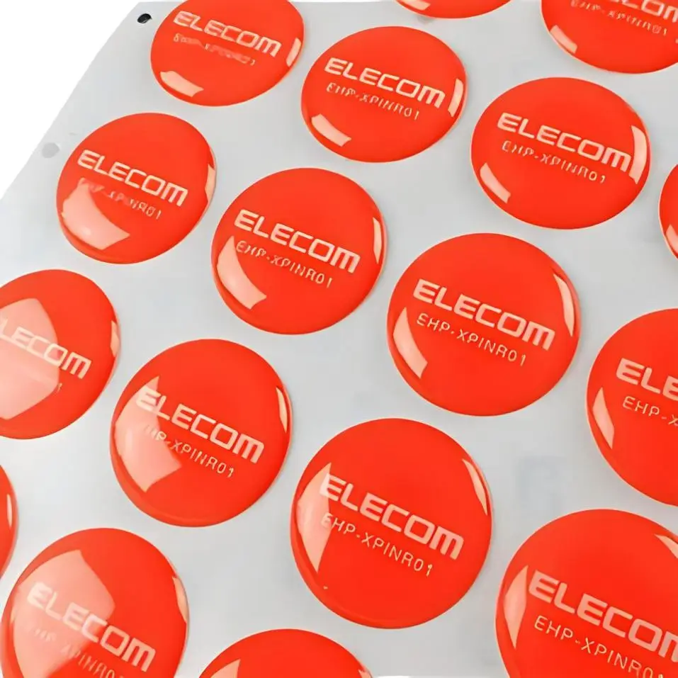 Factory Custom Cheap Wholesale Price Diamond Epoxy Resin Stickers