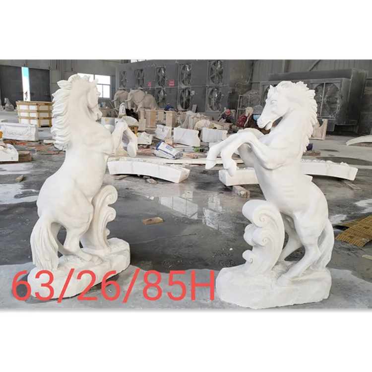 High Quality artificial horse stone sculpture carvings and animals