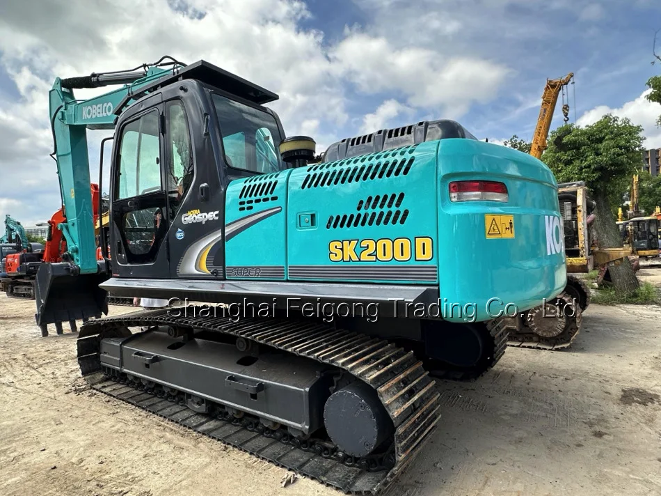 90% new 20 ton 2022 original Japan second hand good condition high quality low price used excavator kobelco sk200 for sale