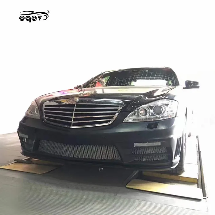 Good fitment WD style body kit for Mercedes Benz s class W221 front bumper rear bumper for s320 s400 facelift