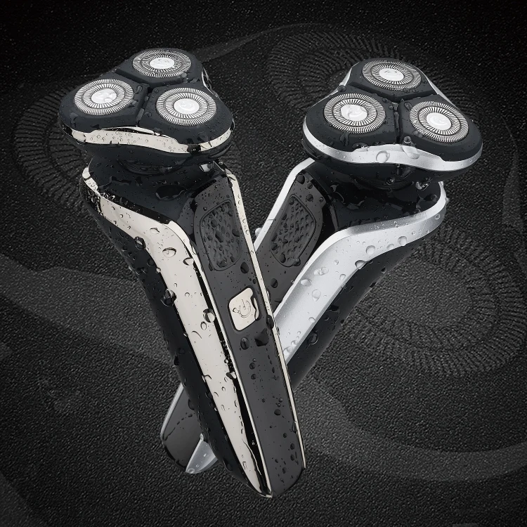 
New Trend Detachable Head Cord & Cordless Rechargeable LED display Rotary Shaver For Man 