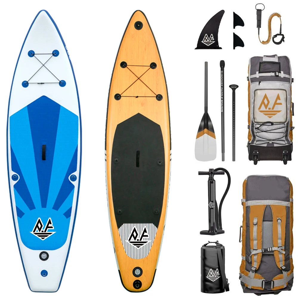 2022 Popular Design Inflatable Paddle Board Wooden Stand Up Paddle Boards Inflatable SUP