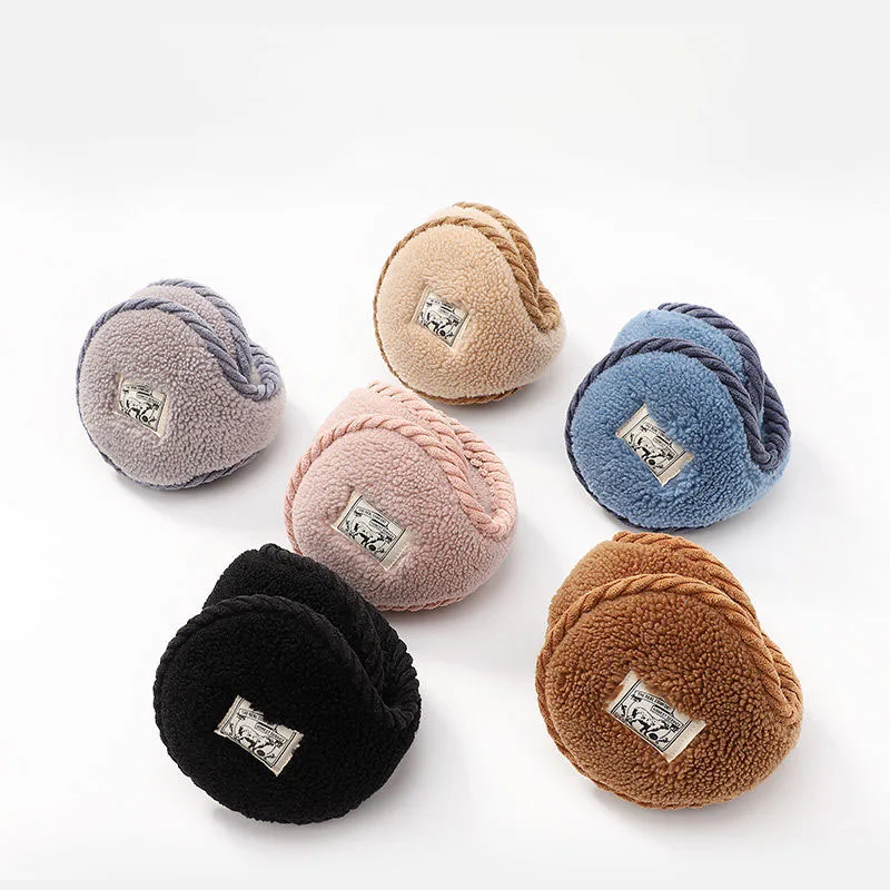 High Quality Cold Winter Ear Muffs Women Men Foldable High-end Furry Plush Earmuffs