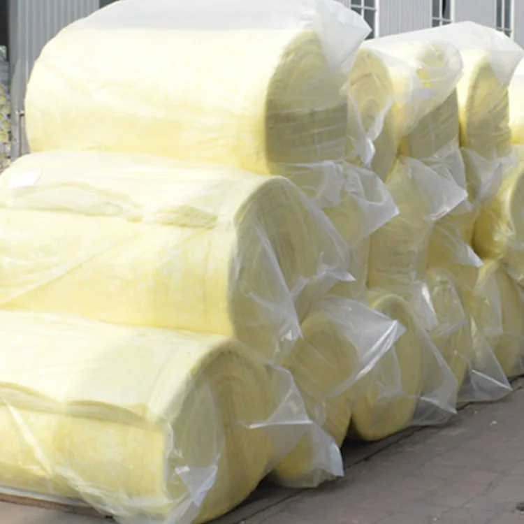 Fiberglass Insulation Blanket Glass Wool Roll Fiber Glass Wool With Aluminium Foil