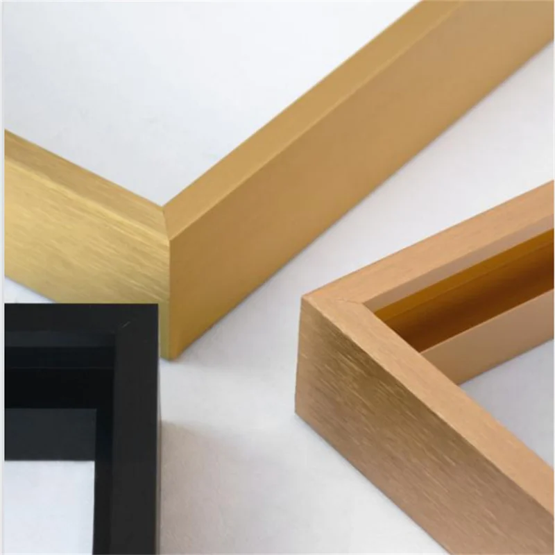 Wholesale Metal Aluminum Alloy Photo Picture Frame With Glass Or Plexiglass