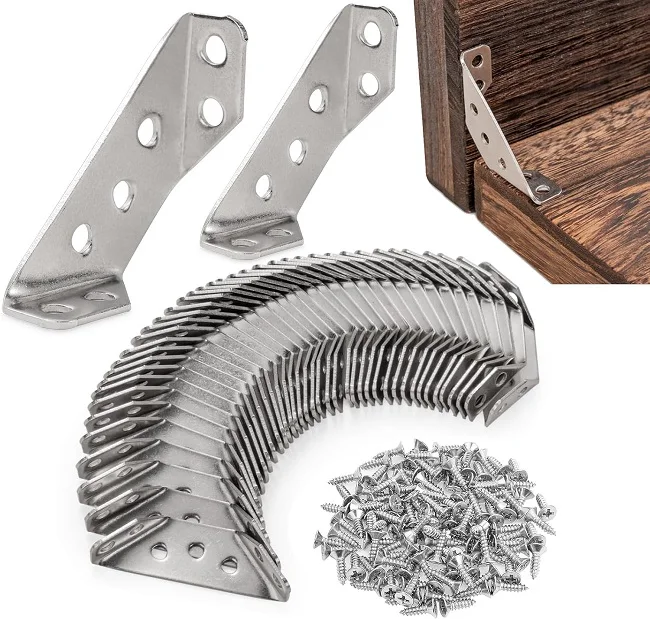 Новое поступление мебельные соединители угловые кронштейны из нержавеющей стали коннекторы для деревянной полки Настольная опора шкафа