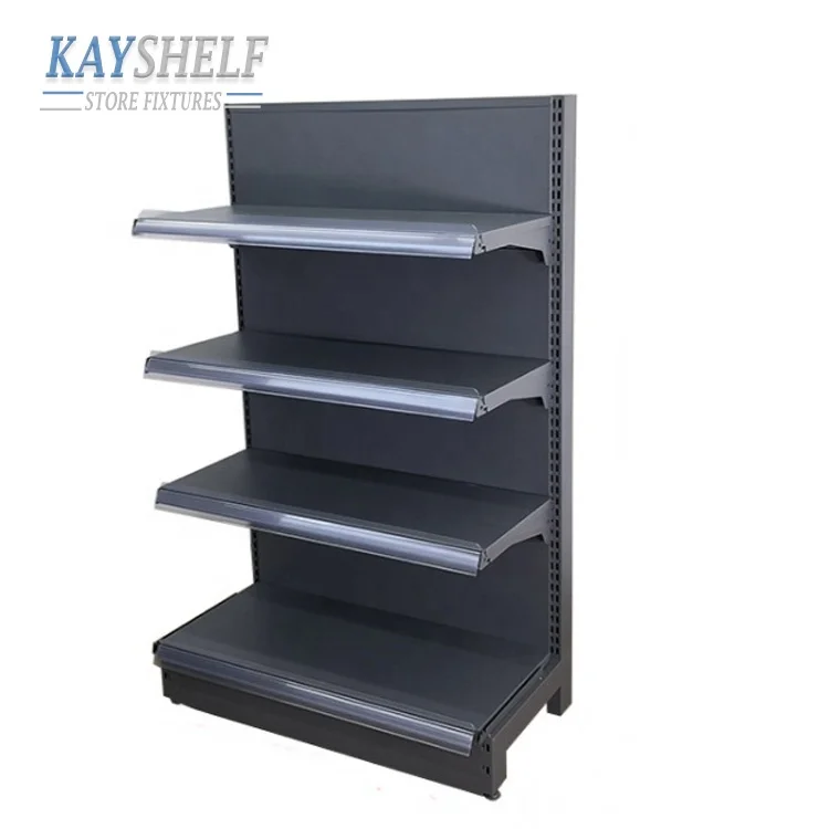 Kayshelf Factory Single Sided Wall Mount Heavy Duty Supermarket Shelf