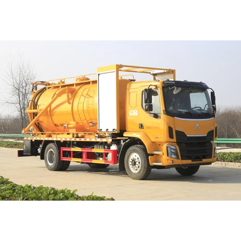 Equipped with Auxiliary Power Driven Water Circulation Pump Dongfeng Liuqi 15 Cubic Meter Cleaning and Suction Truck