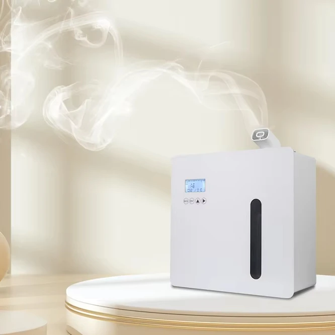 Hotel Wall Mounted HVAC machine WIFI  Scent Commercial Appliances Scent Marketing Essential plugin Oil Diffuser