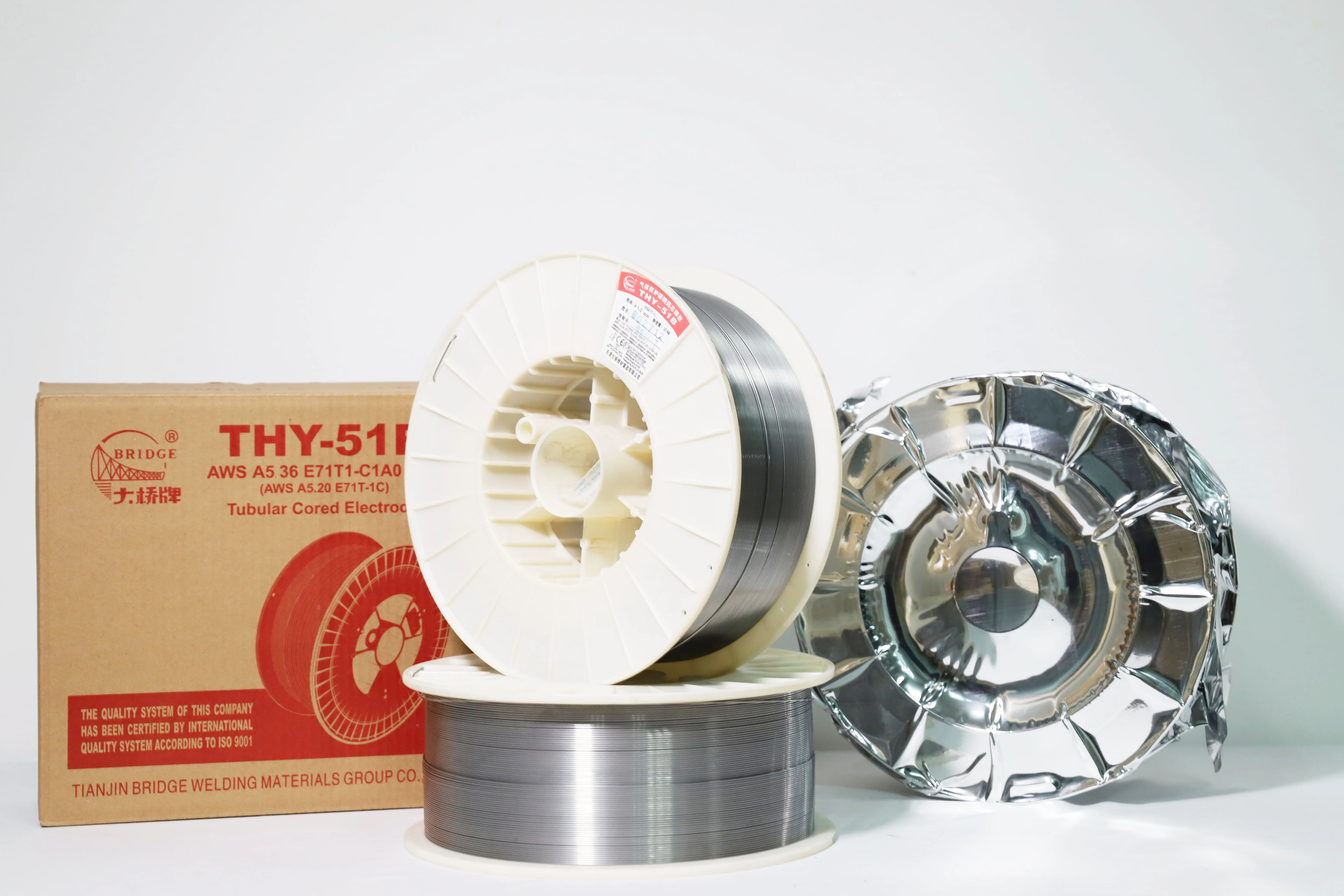 Тяньцзинь Лидер продаж e71t1-1c флюсовая сварочная проволока