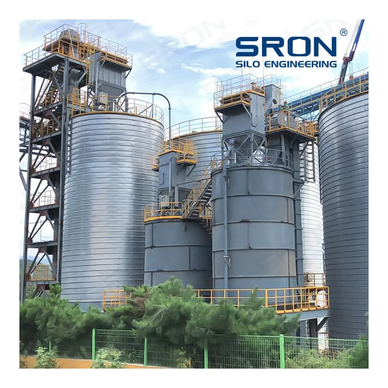 5000 Ton Cement Silo System With Bucket Elevator, Air Slider, Dust Collecting, Homogenization, Truck Loading Etc.