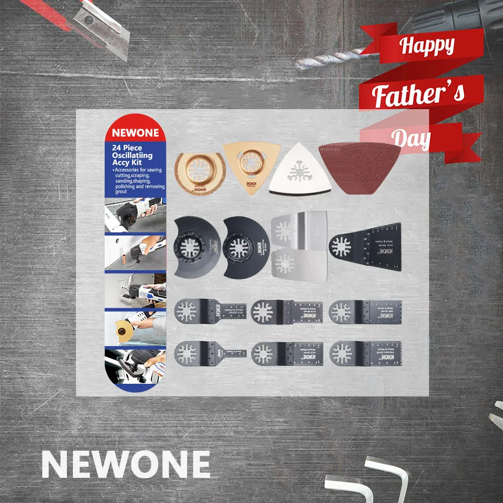 NEWONE C24 Oscillating Tool Saw Blades, Multi-function Multi-purpose tool, electric power tool saw blade, scraper, cutting