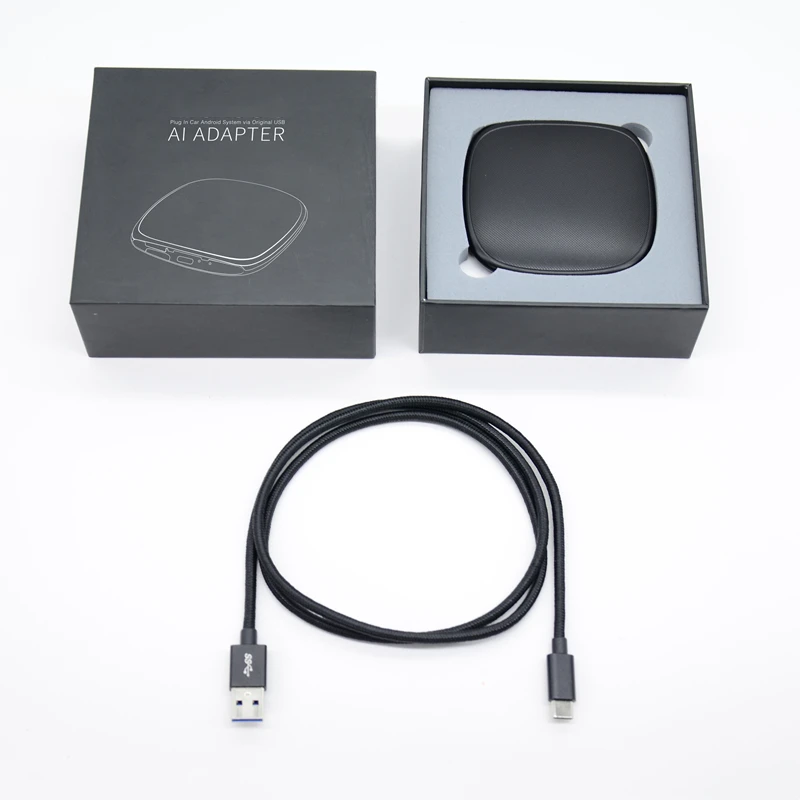 A20 New 3.0 Carplay Ai Box Mini Android 9.0 Box Carplay Dongle Wireless Android Auto Built-in GPS For Volvo Ford Benz  BMW