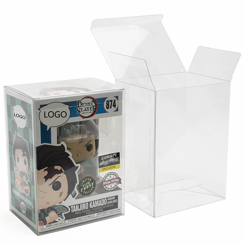 plastic box wholesale clear hard case funko pop game protector box Funko Protectable box
