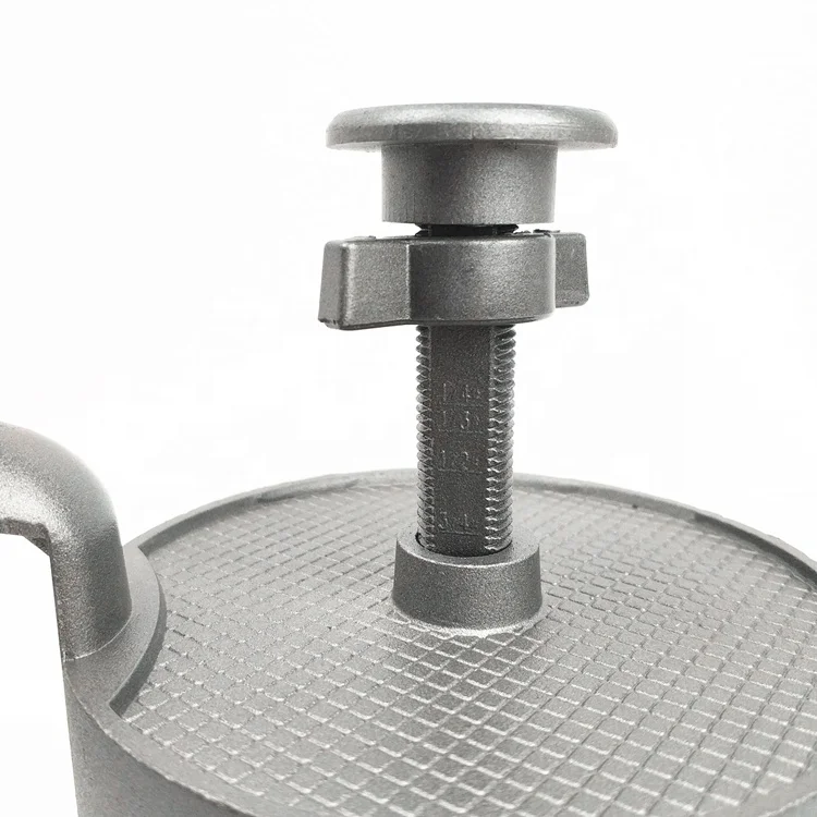 high quality Adjustable aluminum single Hamburger patty maker burger press