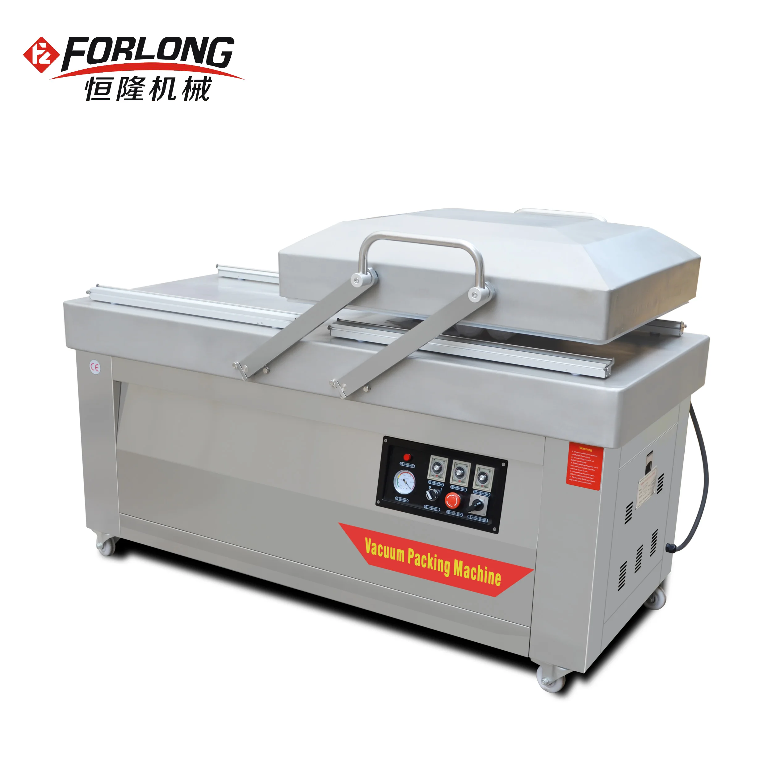 sausage and tea double flat chamber vacuum packing machine/vacuum chamber/vacuum sealer machine