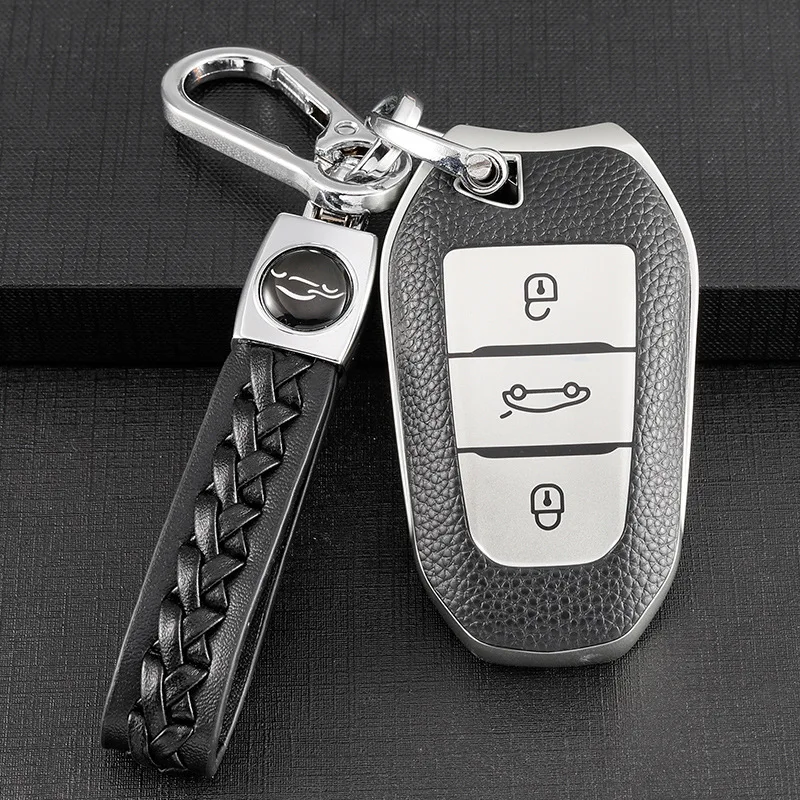 Подходит для Dongfeng Peugeot keycase 4008 логотип 3008 Новый 5008 408 308 508 автомобильный брелок