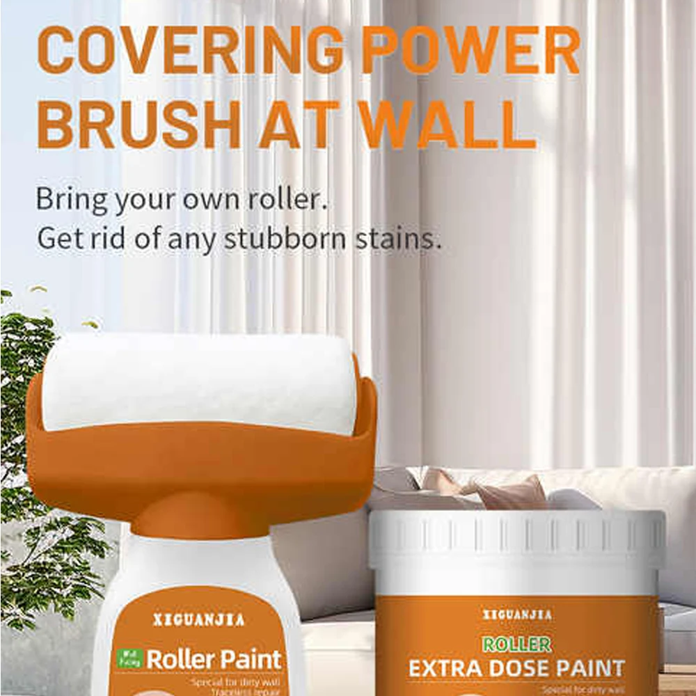 Wall Swift Roller emulsion Water-Based Latex White Home Wall Repair Paint Toner and Lotion Type Pure Odor Interior Wall Paint