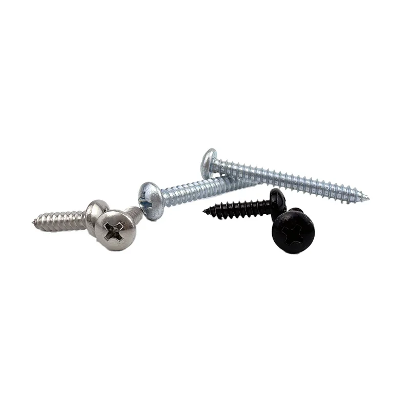 ANSI China Fastener Steel Zinc Plated Pan Head Self Tapping Screw For Engineering Construction