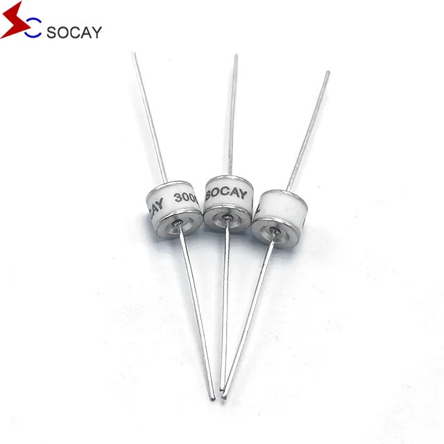 Excellent Material quality 2 electrode gas discharge tube gdt light gas surge lightning Thunder arrester 350V 230V