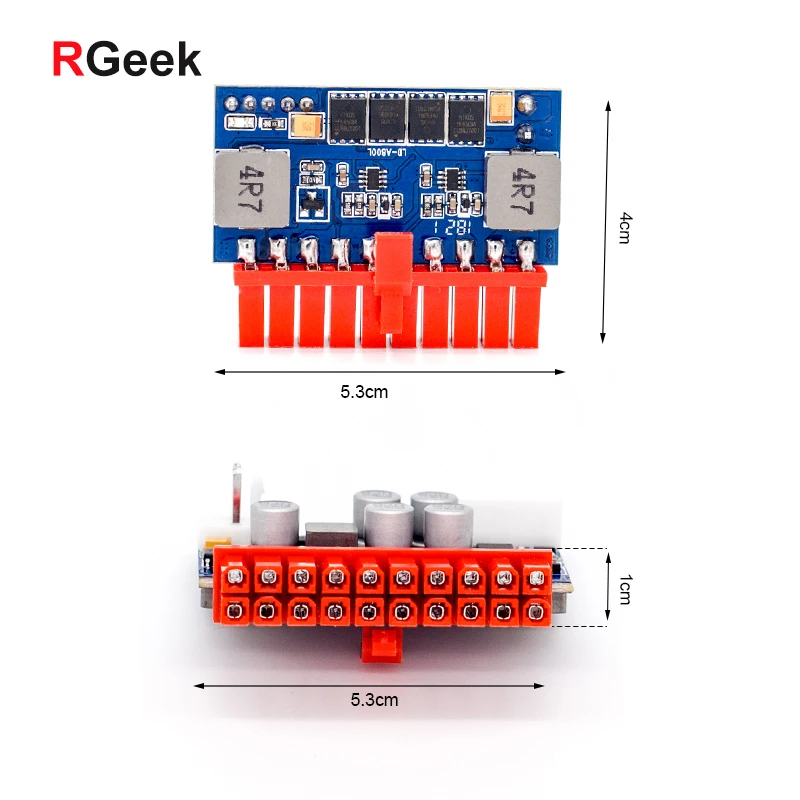  RGeek 12 в 90 Вт 120 20-контактный мини-блок питания постоянного тока ATX Pico для