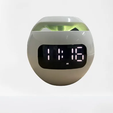 New  Arrived  Body  Motion  Sensor  Alarm Clock Speaker  With Rgb Night Light Wireless Portable MIni Music Player  FM Radio