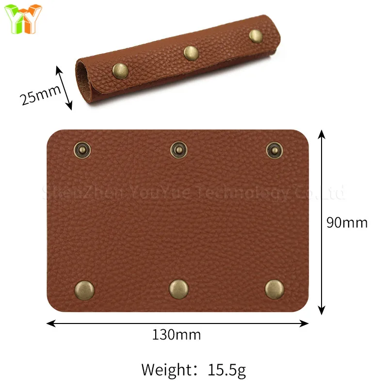 Luggage Bag Handle Wrap Leather Suitcase Grip Protective Cover Anti-stroke Stroller Shoulder Strap Pad Grip Cover Bag
