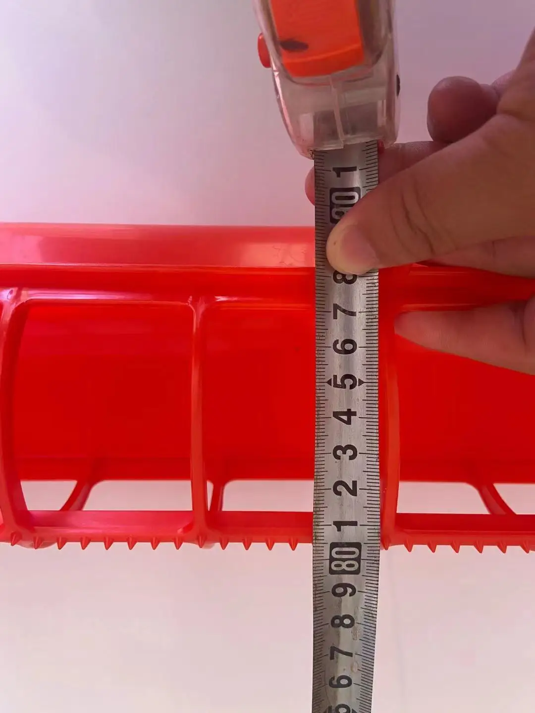 red New Chicken Duck Goose Plastic Trough Automatic Leak Feeder Animal Feeders Chicken feeder