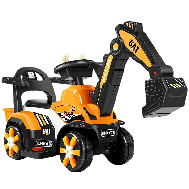 
Children toy car electric excavator for kids ride on car 