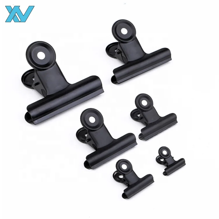 black bulldog clips metal binder clip