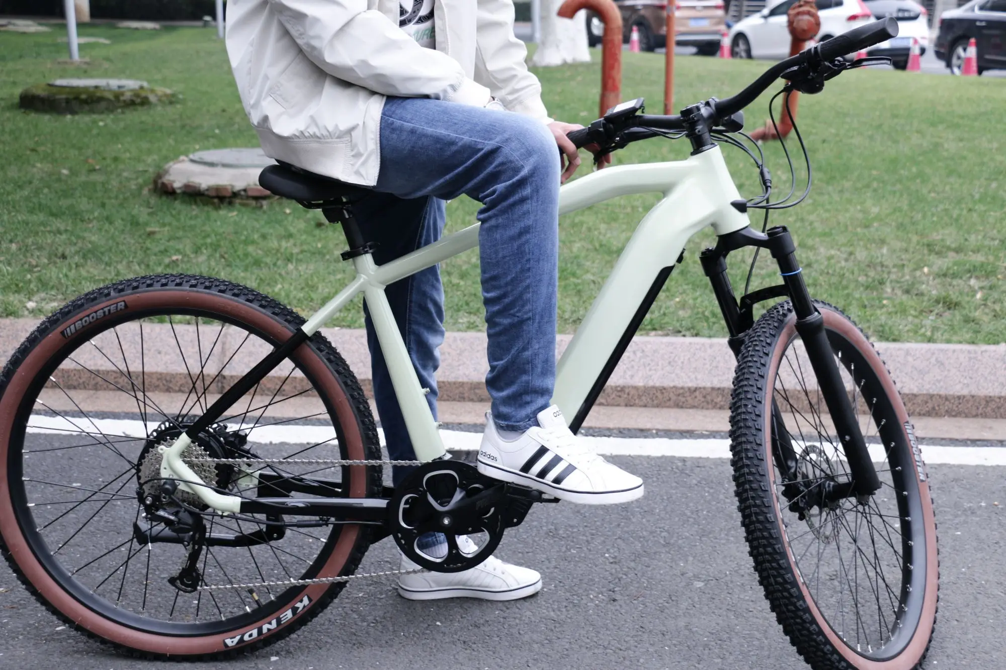 GreenPedel brand new mtb 27.5 mountain ebike 48v 500w 15 electric bicycle full suspension mountain ebike