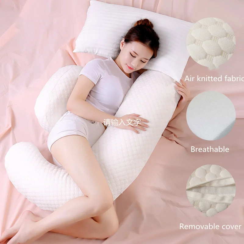Wholesale Comfortable Newborn Nursing Breastfeeding Pillow U-Shaped Cotton Pillow Baby Feeding Pillow