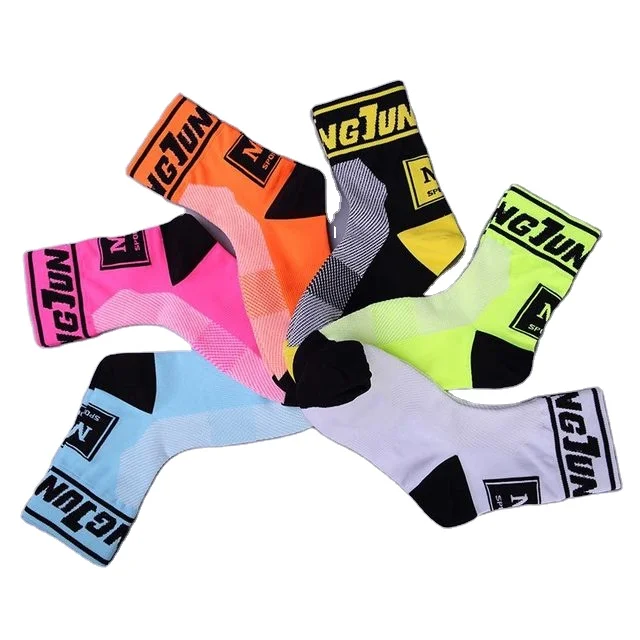 Unisex thin coolmax cycling athletic socks for summer