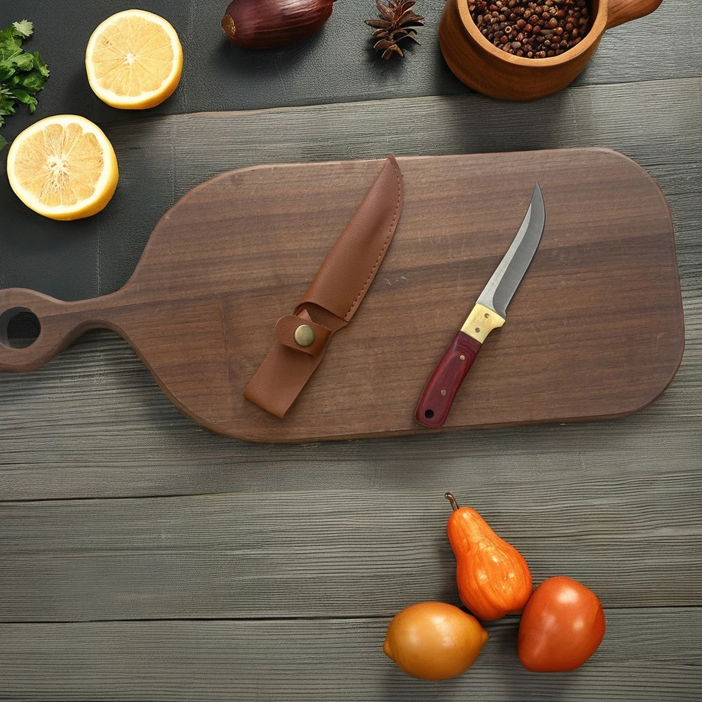Factory Price Super Sharp High Hardness Self-Defense Survival Knife With Wood Handle