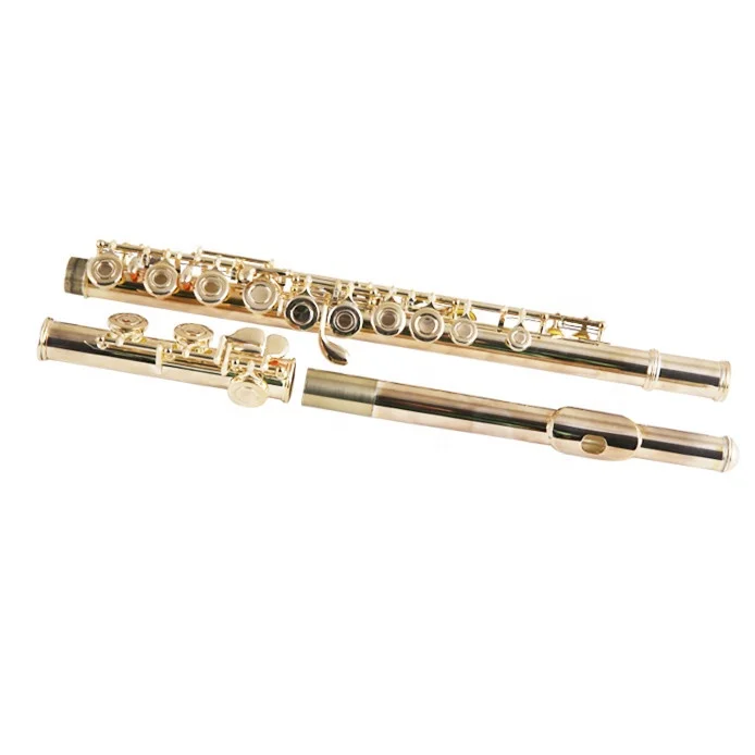 Professional flute 16 - hole white copper flute woodwind instrument