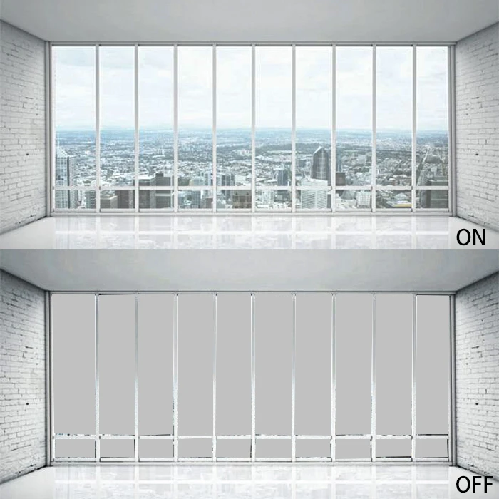 Smart Glass for Modern Living PDLC Magic Window Film with Self-Adhesive Technology