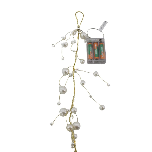 New Design Christmas Lights Acrylic Beads And Warm Color Led Lights For Home Decoration