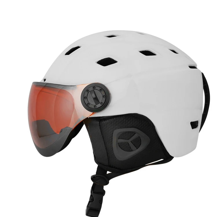 High quality Snow Snowboard Skiing Helmet Adult men Snow Ski Helmet fashion Snow Sport Helmet with Visor