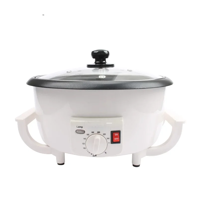 
 Электрический Кофе в зернах жаровня машина Обжарка сушеный арахис антипригарное покрытие инструмент для выпечки бытовой сушки зерна 110 В 220 В  