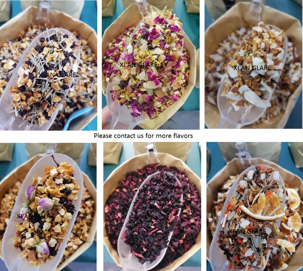 Premum loose dried fruits Blueberry Strawberry  flavor tea  Black Currant berry tea factory wholesale price