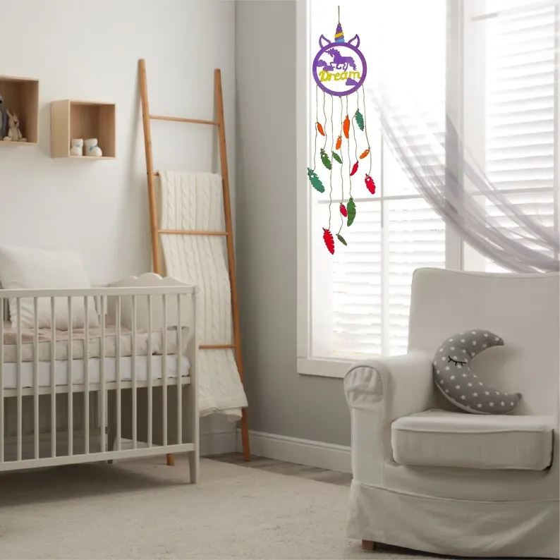 DIY Unicorn Dream Catcher Painting Craft Kit DIY Arts and Crafts Painting Kit for Girls 3 Dream Catchers Paints Accessories