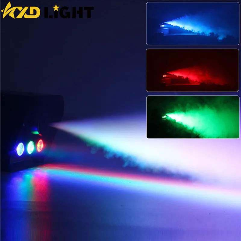 600W DJ Stage Equipment LED Fog Machine Remote Mini Smoke Fog Machine Fog Maker Projector for Party Show Event