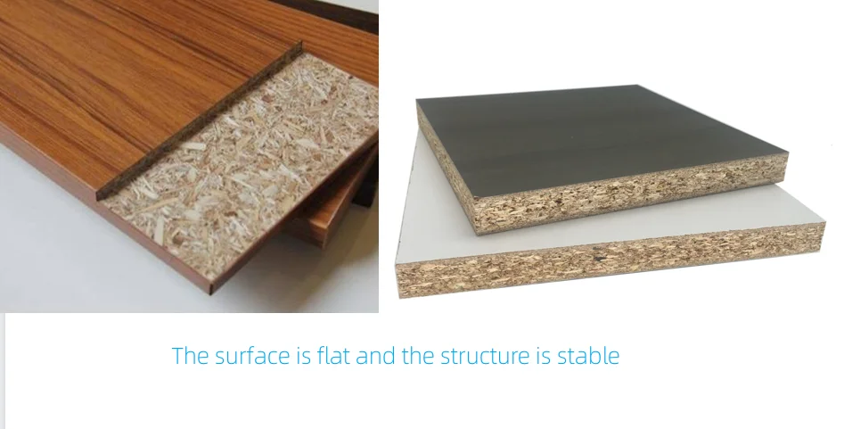 9mm to 25mm Natural Raw Flakeboard Melamine Chipboard Particle Board